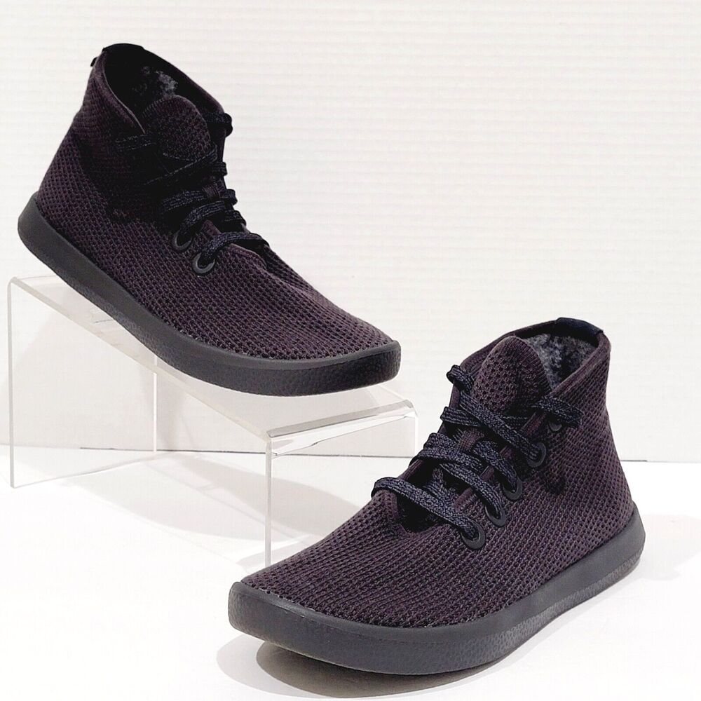 Allbirds Womens TT Tree Toppers Shoes Size 7 Charcoal Gray High Top Sneakers